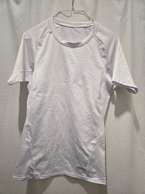 Men's White Performance Active Tee